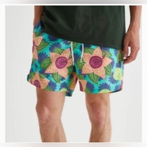 Urban Outfitters Psychedelic Lotus Swim Trunks Size Medium